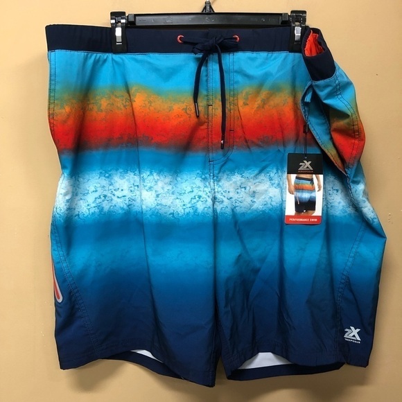 ZEROXPOSUR Men's swim shorts size XXL  UPF 50 NWT - Picture 1 of 7